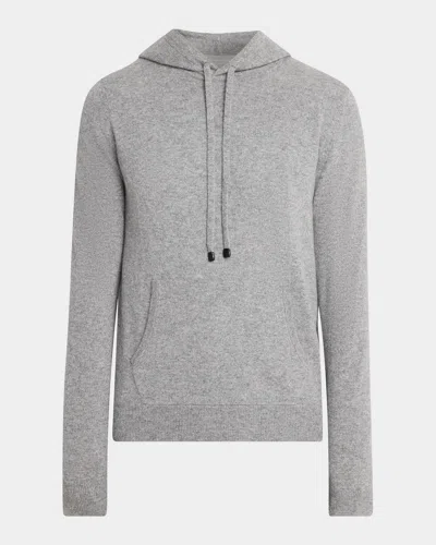 Neiman Marcus Men & Apos;s Cashmere Hoodie In Light-medi