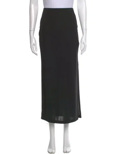 Pre-owned Neiman Marcus Midi Length Skirt In Black