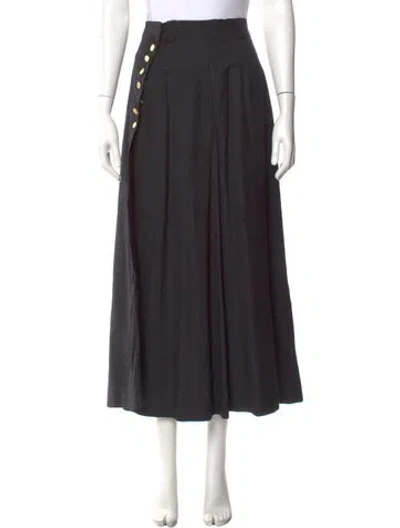 Pre-owned Neiman Marcus Midi Length Skirt In Gray