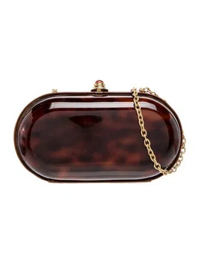 Pre-owned Neiman Marcus Minaudière In Brown