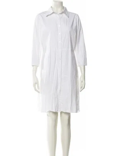 Pre-owned Neiman Marcus Mini Dress In White