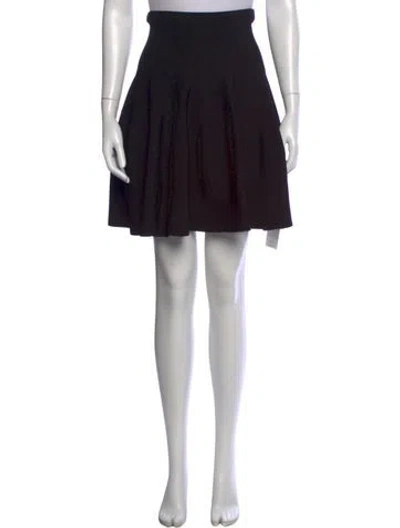 Pre-owned Neiman Marcus Mini Skirt In Black