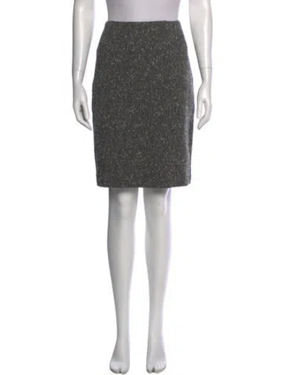 Pre-owned Neiman Marcus Mini Skirt In Gray