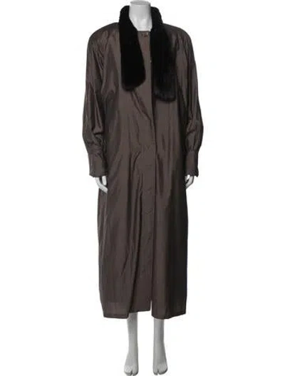 Pre-owned Neiman Marcus Mink Coat In Brown