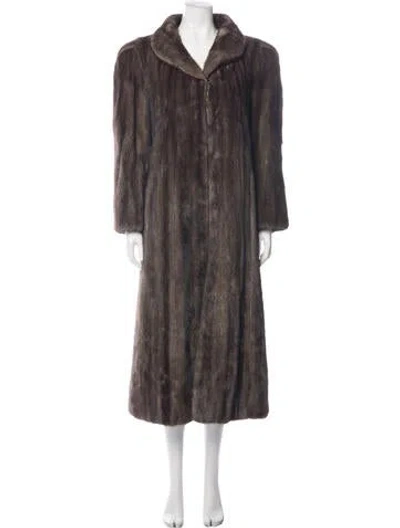 Pre-owned Neiman Marcus Mink Fur Jacket In Brown