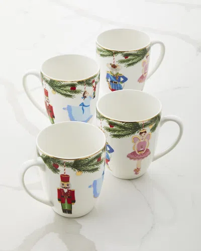 Neiman Marcus Nutcracker Mugs, Set Of 4 In Multi
