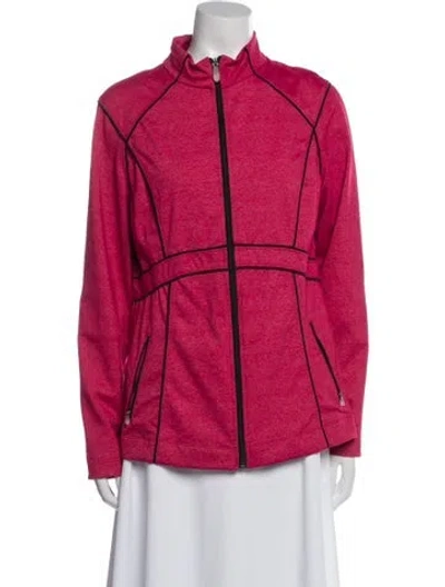Pre-owned Neiman Marcus Nylon Jacket In Pink