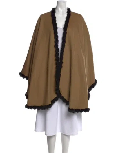 Pre-owned Neiman Marcus Open Front Sweater In Brown