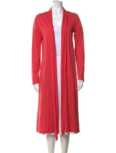 Pre-owned Neiman Marcus Open Front Sweater In Pink