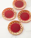 Neiman Marcus Oro Bello Bread Plates, Set Of 4