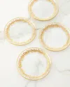 Neiman Marcus Oro Bello Bread Plates, Set Of 4