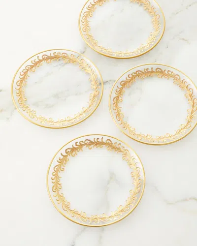 Neiman Marcus Oro Bello Bread Plates, Set Of 4