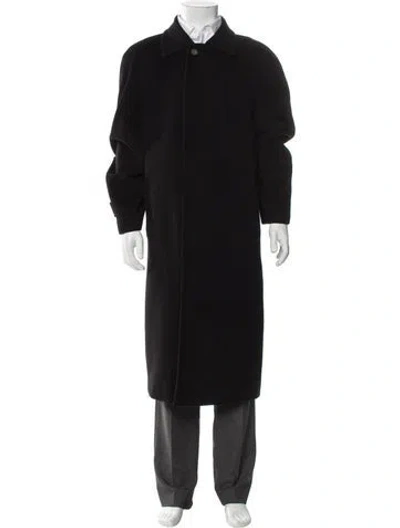 Pre-owned Neiman Marcus Overcoat In Black