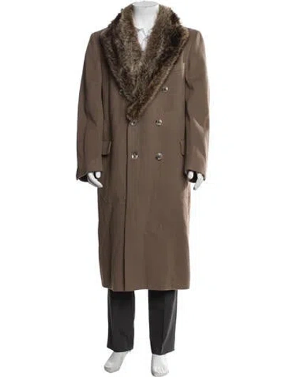 Pre-owned Neiman Marcus Overcoat In Brown