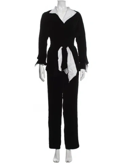 Pre-owned Neiman Marcus Pant Set In Black