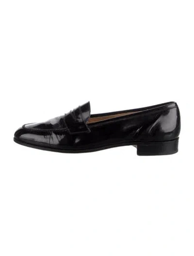 Pre-owned Neiman Marcus Patent Leather Pumps In Black
