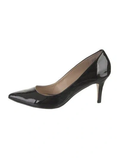 Pre-owned Neiman Marcus Patent Leather Pumps In Black
