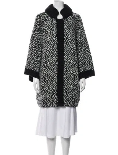 Pre-owned Neiman Marcus Patterned Jacket In Black