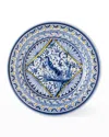 Neiman Marcus Pavoes Blue And Yellow Salad Plates, Set Of 4