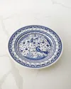 Neiman Marcus Pavoes Dinner Plates, Set Of 4 In Blue