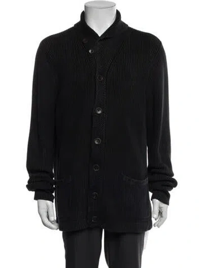 Pre-owned Neiman Marcus Peacoat In Black