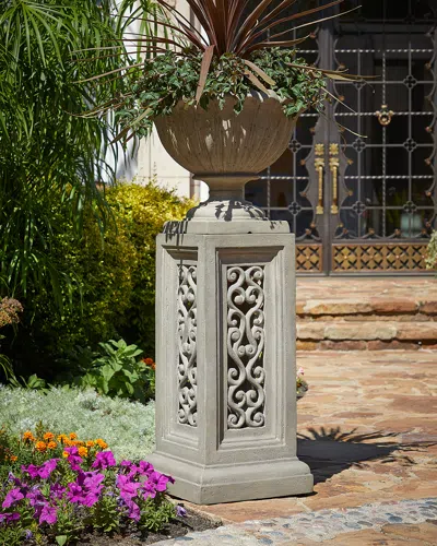 Neiman Marcus Pierced Pedestal In Gray