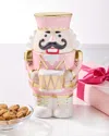 Neiman Marcus Pink Nutcracker Cookie Jar In Pink