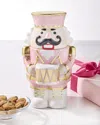Neiman Marcus Pink Nutcracker Cookie Jar In Multi