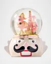 Neiman Marcus Pink Nutcracker Snow Globe In Pink