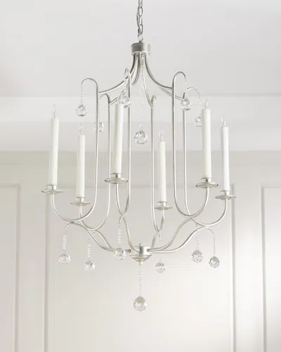 Neiman Marcus Piper Chandelier In White