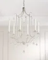 Neiman Marcus Piper Chandelier In Db Silver