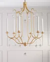 Neiman Marcus Piper Chandelier In Gold