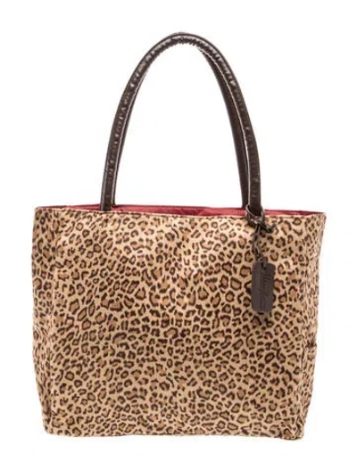 Pre-owned Neiman Marcus Ponyhair Shoulder Bag In Multi