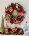 Neiman Marcus Pre-lit Classic Christmas Wreath, 28"