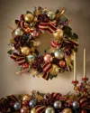 Neiman Marcus Pre-lit Spiritual Christmas Wreath, 28" In Multi