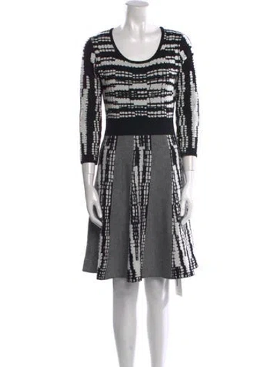 Pre-owned Neiman Marcus Printed Mini Dress In Multi