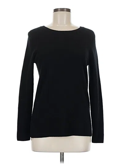 Pre-owned Neiman Marcus Pullover Sweater In Black