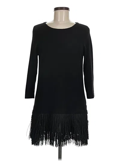 Pre-owned Neiman Marcus Pullover Sweater In Black