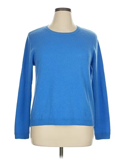Pre-owned Neiman Marcus Pullover Sweater In Blue