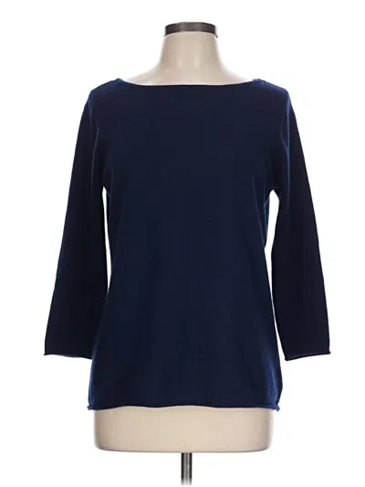 Pre-owned Neiman Marcus Pullover Sweater In Blue