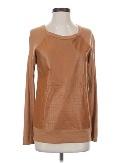 Pre-owned Neiman Marcus Pullover Sweater In Brown
