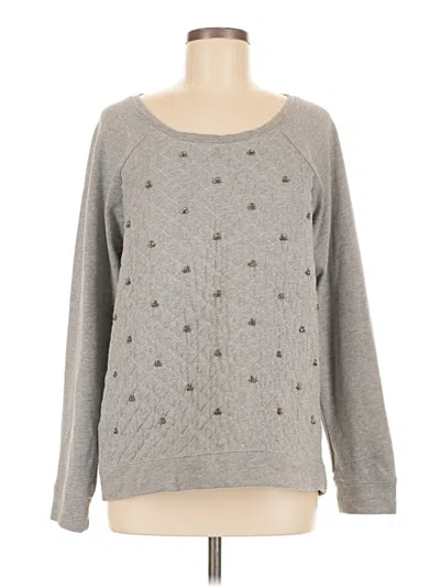 Pre-owned Neiman Marcus Pullover Sweater In Gray