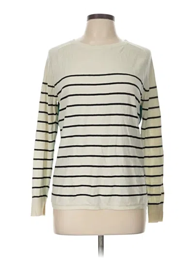 Pre-owned Neiman Marcus Pullover Sweater In Ivory