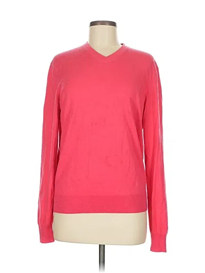 Pre-owned Neiman Marcus Pullover Sweater In Red