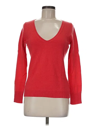 Pre-owned Neiman Marcus Pullover Sweater In Red