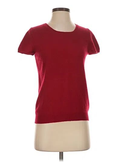 Pre-owned Neiman Marcus Pullover Sweater In Red