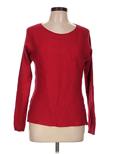 Pre-owned Neiman Marcus Pullover Sweater In Red