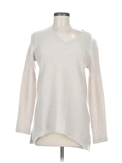 Pre-owned Neiman Marcus Pullover Sweater In Silver