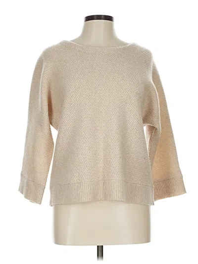Pre-owned Neiman Marcus Pullover Sweater In Tan