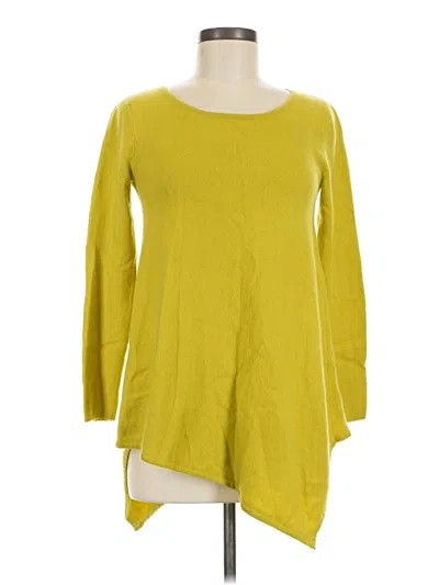 Pre-owned Neiman Marcus Pullover Sweater In Yellow